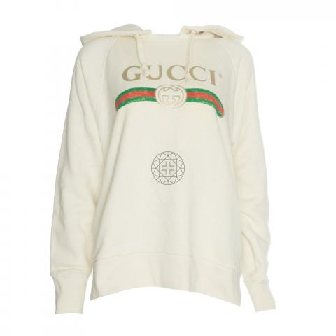 Gucci on sale hoodie cream